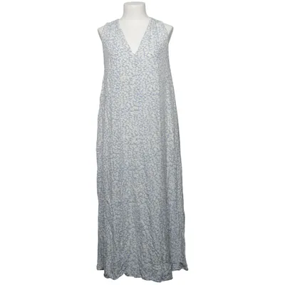 Maxi dress (Blue, White) from Mango Viscose