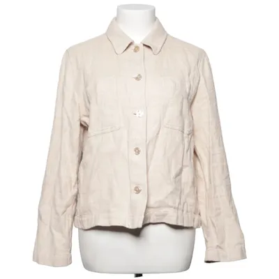 Överskjorta (Beige) från Samsøe & Samsøe Akryl, Bomull, Linne