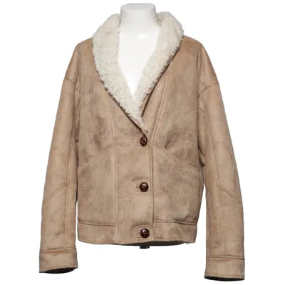 Shearlingjacka (Beige) från Scotch & Soda Pälsimitation, Polyester