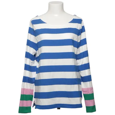 Long sleeve T-shirt (Blue, White, Multicolored) from Boden Cotton