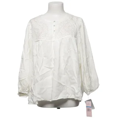 Blouse (Blanc) de Nanette Lepore Lin, Lyocell, Viscose
