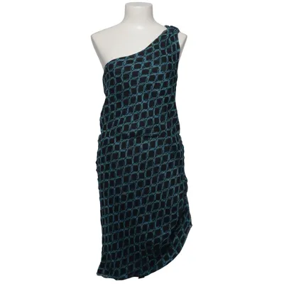 Robe (Noir, Bleu) de Halston Heritage Soie