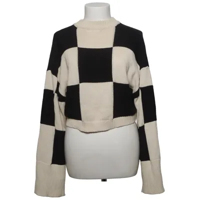Sweater (Sort, Beige) fra Monki Bomuld, Polyester