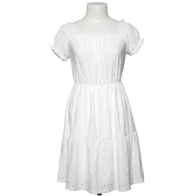 Klänning (Vit) från Gina Tricot Elastan, Polyester