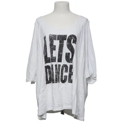T-shirt (White, Black) from So Fabulous! Cotton
