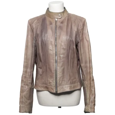 Läderjacka (Brun) från InWear Skinn, Polyester