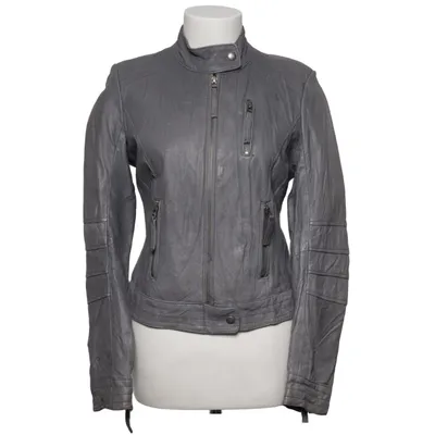Veste en cuir (Gris) de JSFN Cuir, Polyester