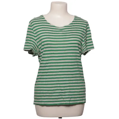 T-shirt (Grün, Weiß) von Monki Baumwolle, Modal
