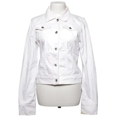 Denim jacket (White) from Geddes and Gillmore Cotton, Elastane
