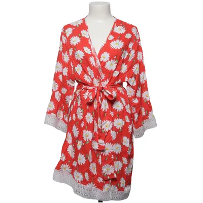 Morgenkåbe (Rød, Hvid) fra Bardot Polyester, Viscose