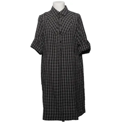 Skjortekjole (Sort, Hvid) fra Generous by Lindex Polyamid, Viscose