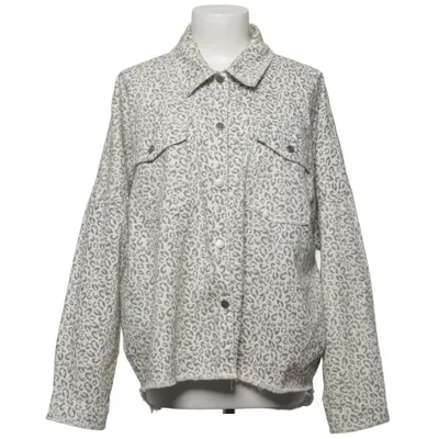 Jeansjacka (Grå, Beige) från Zara Bomull