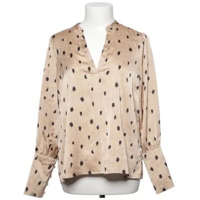 Bluse (Beige, Sort) fra Neo Noir Polyester