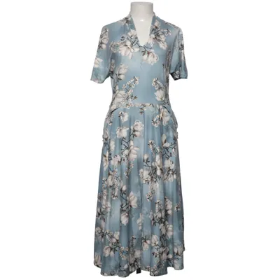 Maxi jurk (Blauw, Wit, Bruin) van Miss Candyfloss