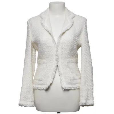 Blazer (Blanc) de Jennifer Taylor Acrylique, Laine