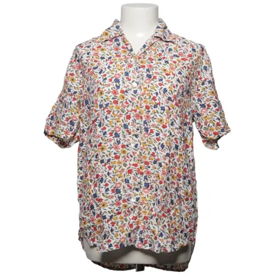 Chemise à manches courtes (Blanc, Multicolore) de Woman Collection H&M Viscose