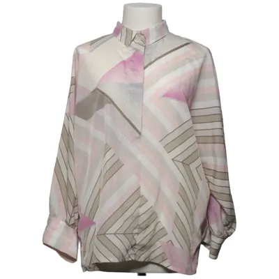 Bluse (Hvid, Pink, Brun) fra Ted Nicol Polyester