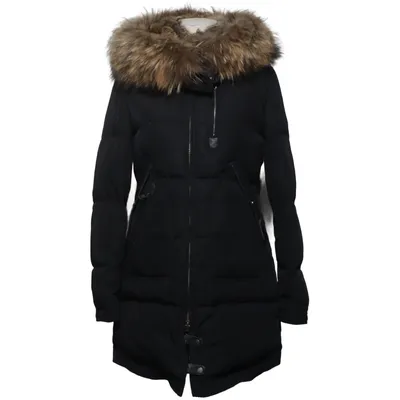 Dunkappa (Svart) från Cedrico Dun, Fjädrar, Päls, Skinn, Polyester