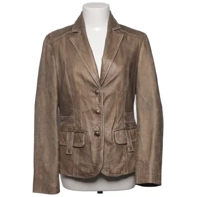 Veste en cuir (Marron) de Bonita Cuir, Polyester