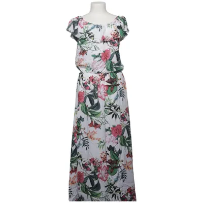 Maxi dress (White, Multicolored) from Bodyflirt Viscose