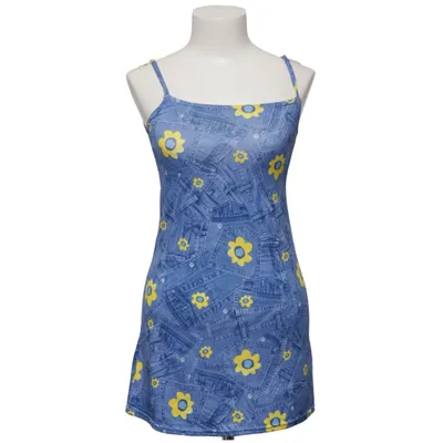 Kleid (Blau, Gelb, Mehrfarbig) von Dana