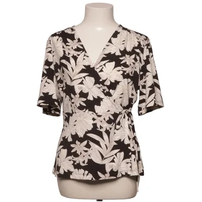 Wikkeltop (Zwart, Beige) van Flash Woman Elastaan, Polyester