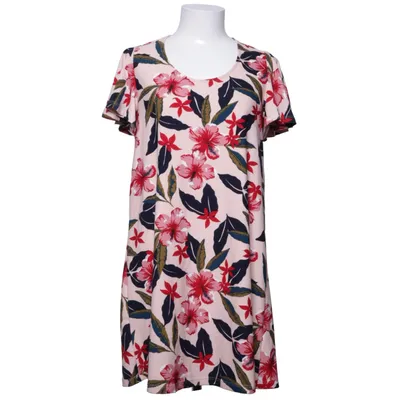 Halterneck dress (Pink, Multicolored) from Mango Basics