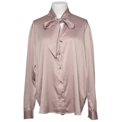 Sløjfebluse (Beige) fra Daisy Grace Elastan, Polyester