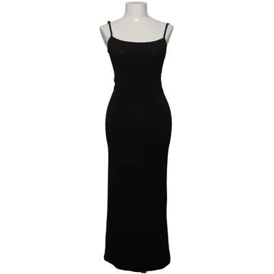 Robe longue (Noir) de Chiquelle Élasthane, Polyester, Viscose
