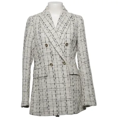 Blazer (Weiß, Schwarz) von Veronica Virta Baumwolle, Viskose