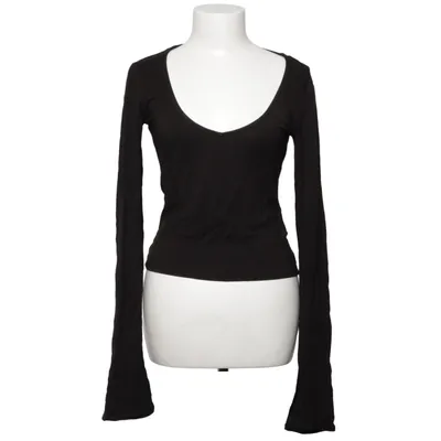 Langærmet t-shirt (Sort) fra A-DSGN Elastan, Modal, Tencel