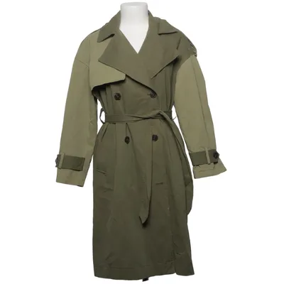 Trench coat (Green) from Bershka Cotton