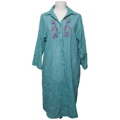 Shirt dress (Green, Blue) from Marila Cotton