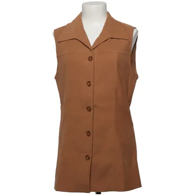 Vest (Brown) from Today Elastane, Polyester