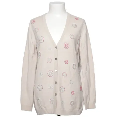 Cardigan (Beige, Meerkleurig) van Allude Kasjmier
