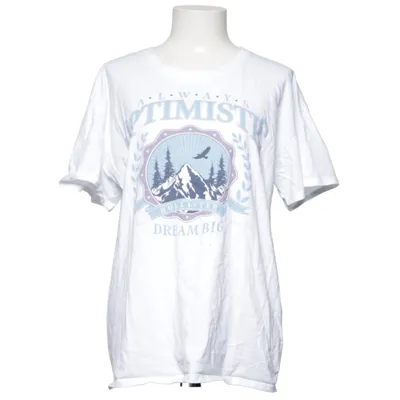 T-shirt (Vit, Blå) från Hollister Bomull