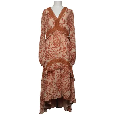 Maxi dress (Pink, Brown) from Oasis Polyester