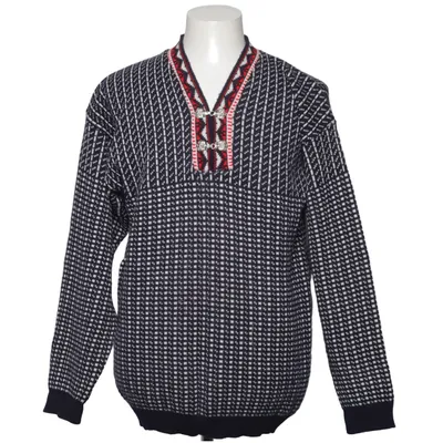 Lusekofte (Blå, Hvid, Rød) fra Imperial Knitwear Akryl, Uld