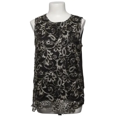 Haut (Noir, Or) de Laura Clement La Redoute Fibre métallique, Polyester, Viscose