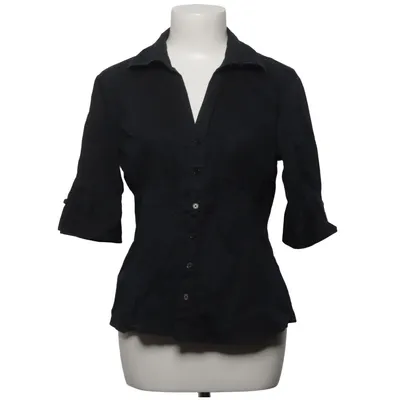 Chemise (Noir) de VILA Coton, Élasthane