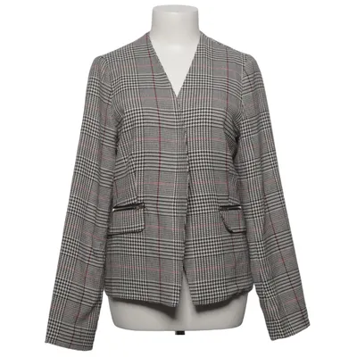 Blazer (Black, White) from Active Usa Cotton, Polyester, Viscose
