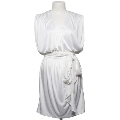 Robe portefeuille (Blanc) de Halston Heritage Élasthane, Polyester