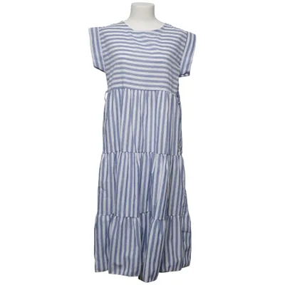 Klänning (Blå, Vit) från Chantilly Moda Bomull