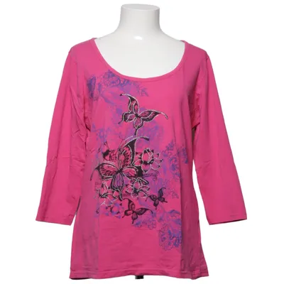 Langærmet t-shirt (Pink, Flerfarvet) fra Ms Mode