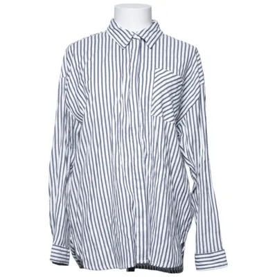 Skjorta (Vit, Svart) från VRS Fashion Metallfiber, Polyester, Viskos