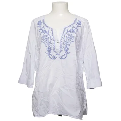 Blouse (White, Blue) from Promiss