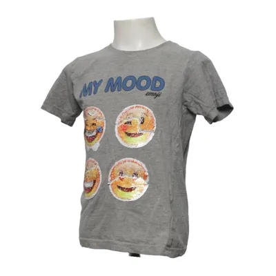T-shirt (Gris) de Emoji Coton, Polyester