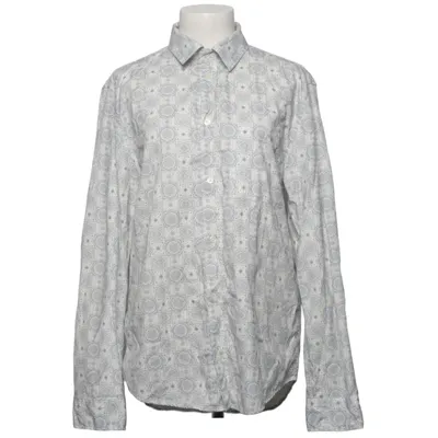 Chemise (Blanc, Bleu) de Grandpa Coton biologique
