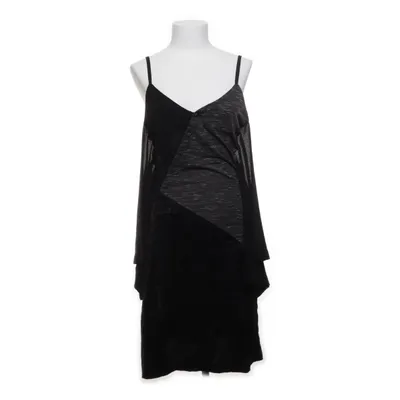 Jurk (Zwart, Grijs) van Nakkna Polyester, Zijde, Viscose