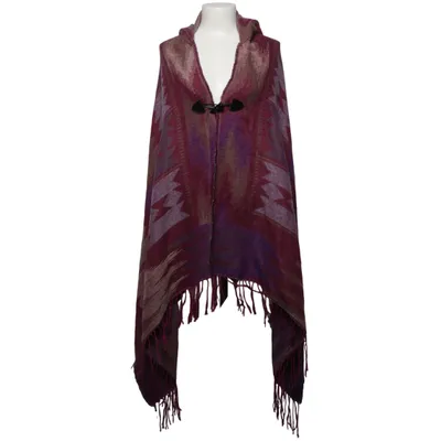 Poncho (Violet, Marron, Multicolore)